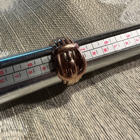 Milor Bronze buckle ring - size 8 - Picture 3 of 9